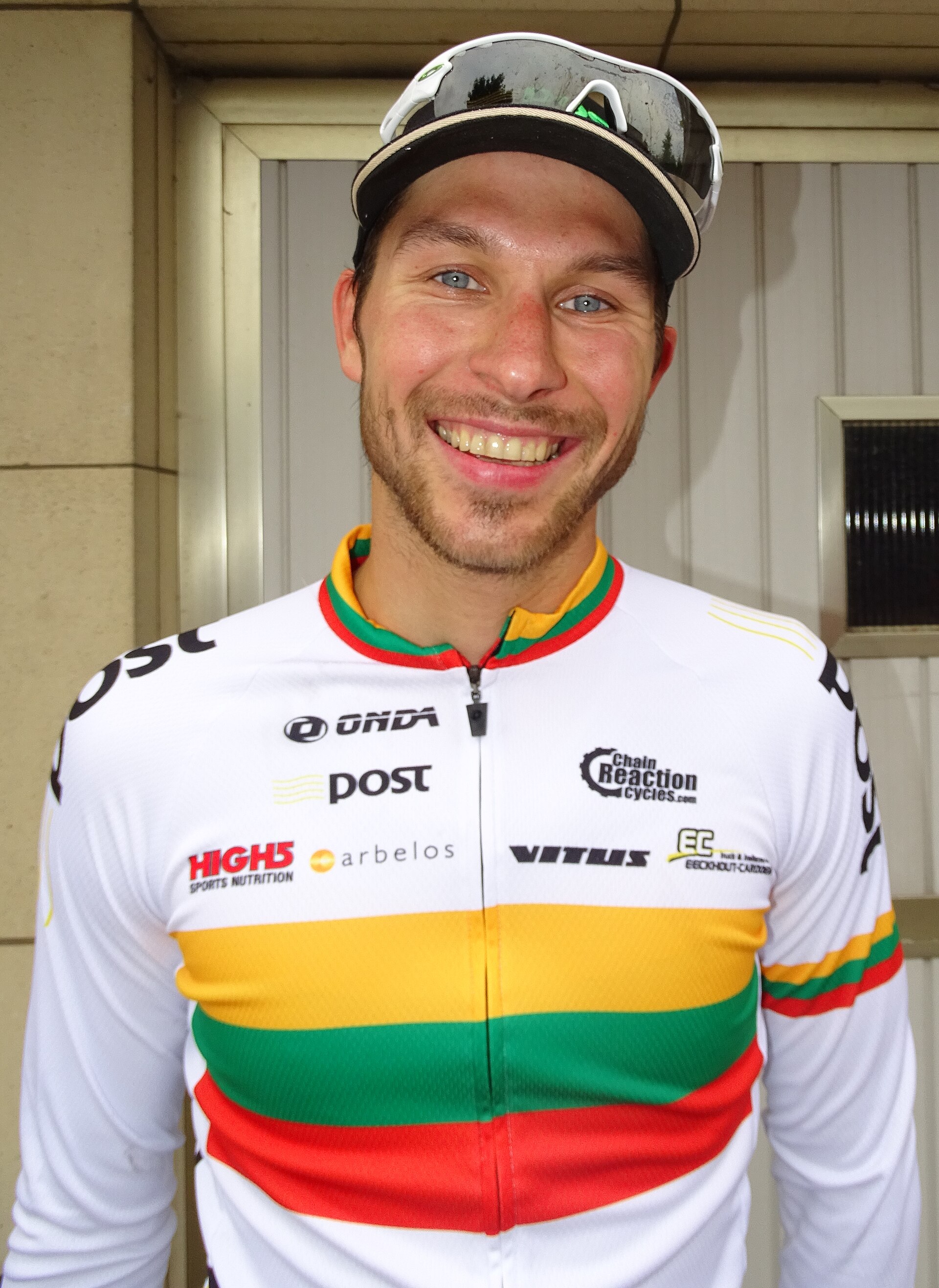 Imagem de referência de Aidis Kruopis, descrito nos dados abertos como ciclista lituano