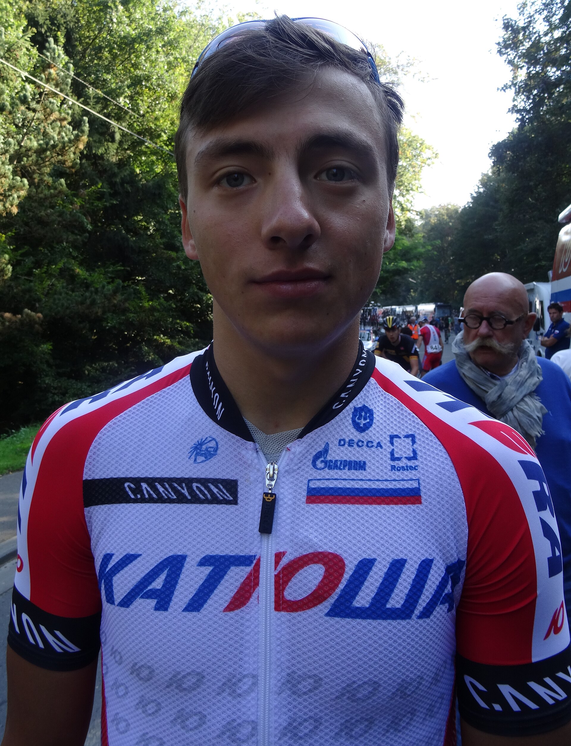 Imagem de referência de Viacheslav Kuznetsov, descrito nos dados abertos como ciclista russo