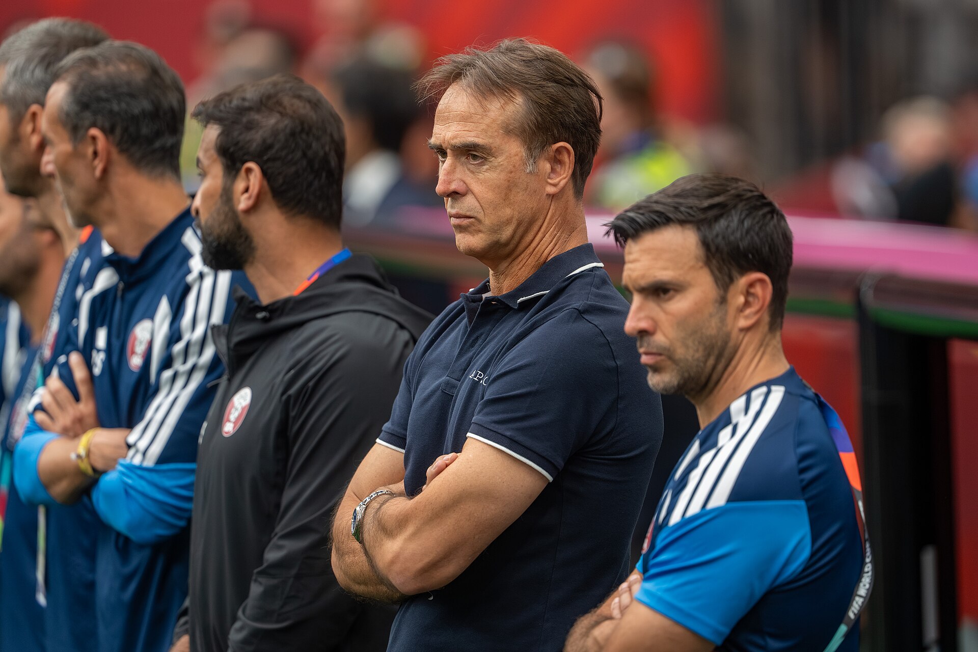 Imagem de referência relacionada a Julen Lopetegui, item descrito como treinador espanhol