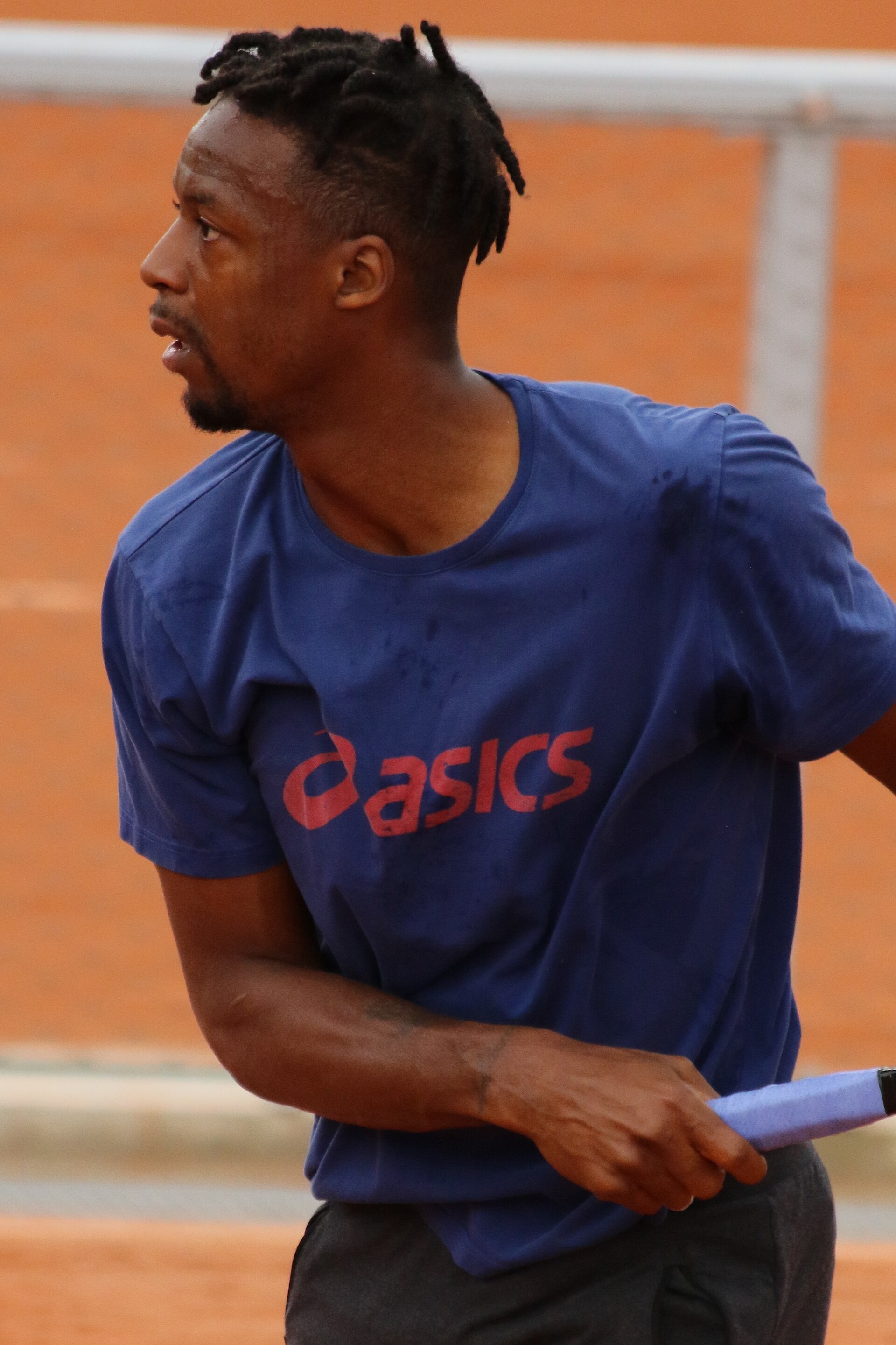 Imagem de referência relacionada a Gaël Monfils, item descrito como tenista francês