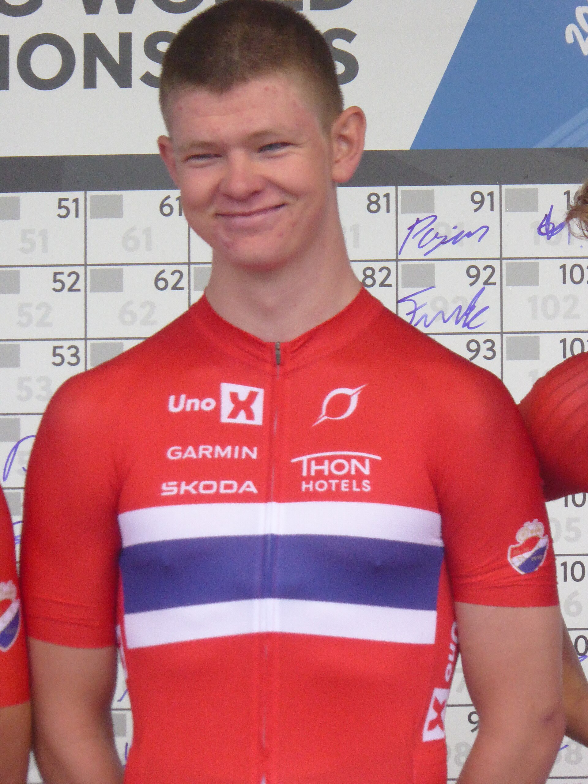 Imagem de referência de Tord Gudmestad, descrito nos dados abertos como ciclista norueguês
