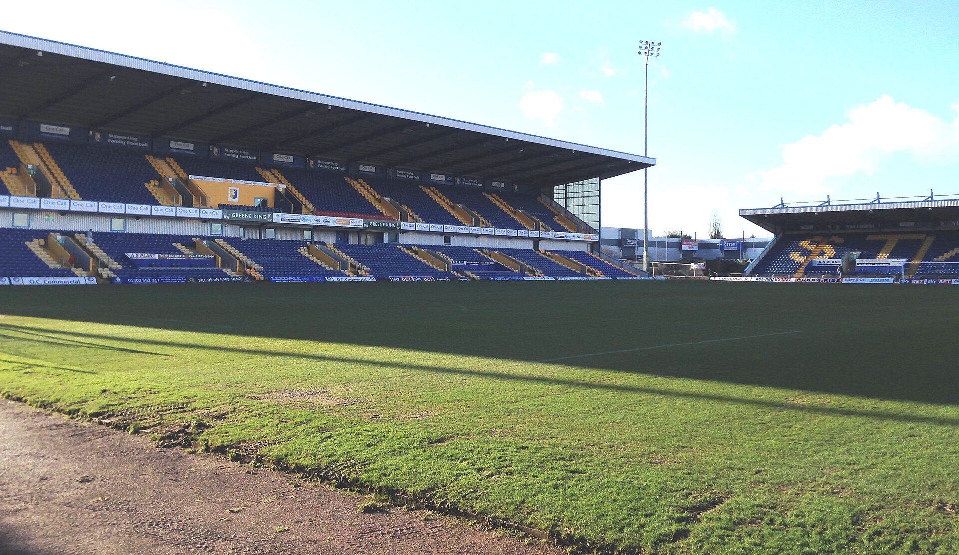 Imagem de referência relacionada a Mansfield Town Football Club, item descrito como uma referência catalogada na área de esportes