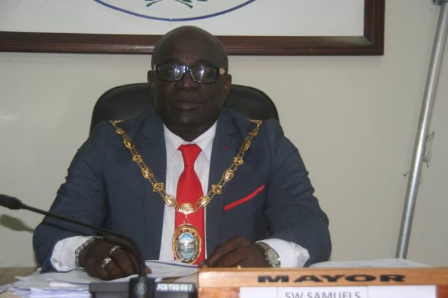 Lucea Mayor Sheridan Samuels