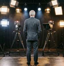 Veterano da TV ficou tão decepcionado com as condições de trabalho que deixou a TV Foto: Ilustração por IA