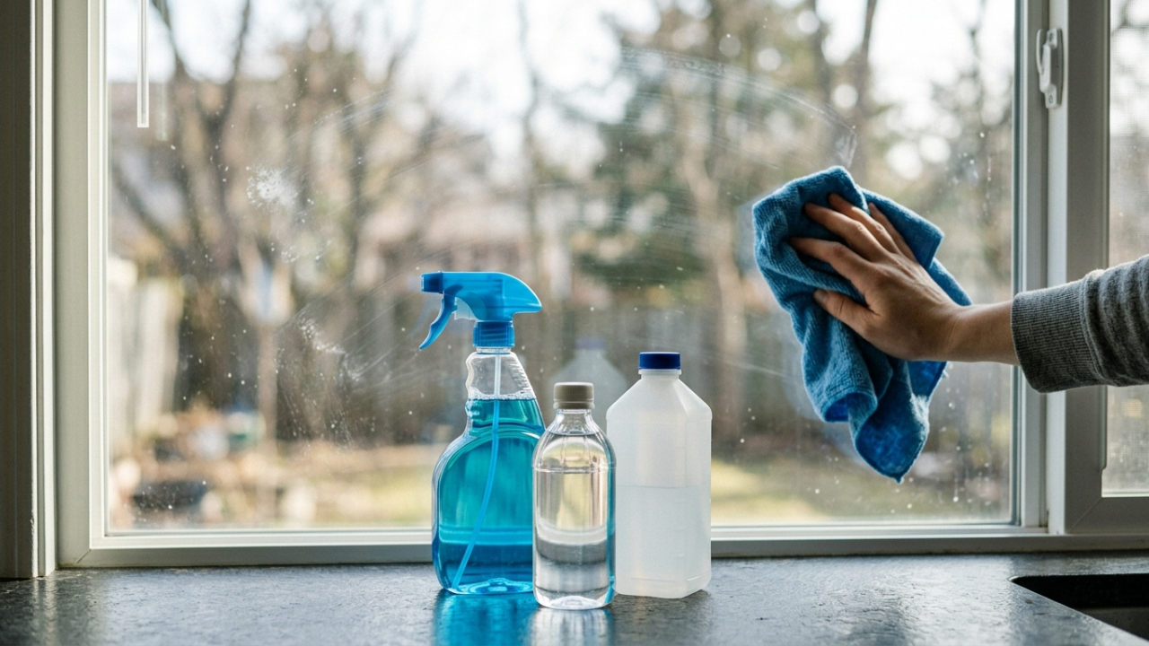 Qual é melhor para limpar o vidro sem deixar marca: álcool, vinagre ou limpa-vidros?