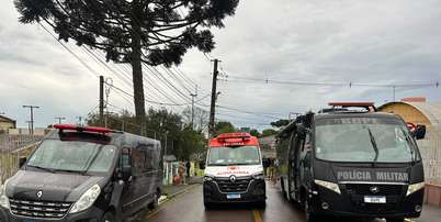 Homem foi neutralizado pela pol&iacute;cia Foto: Divulga&ccedil;&atilde;o/PMPR