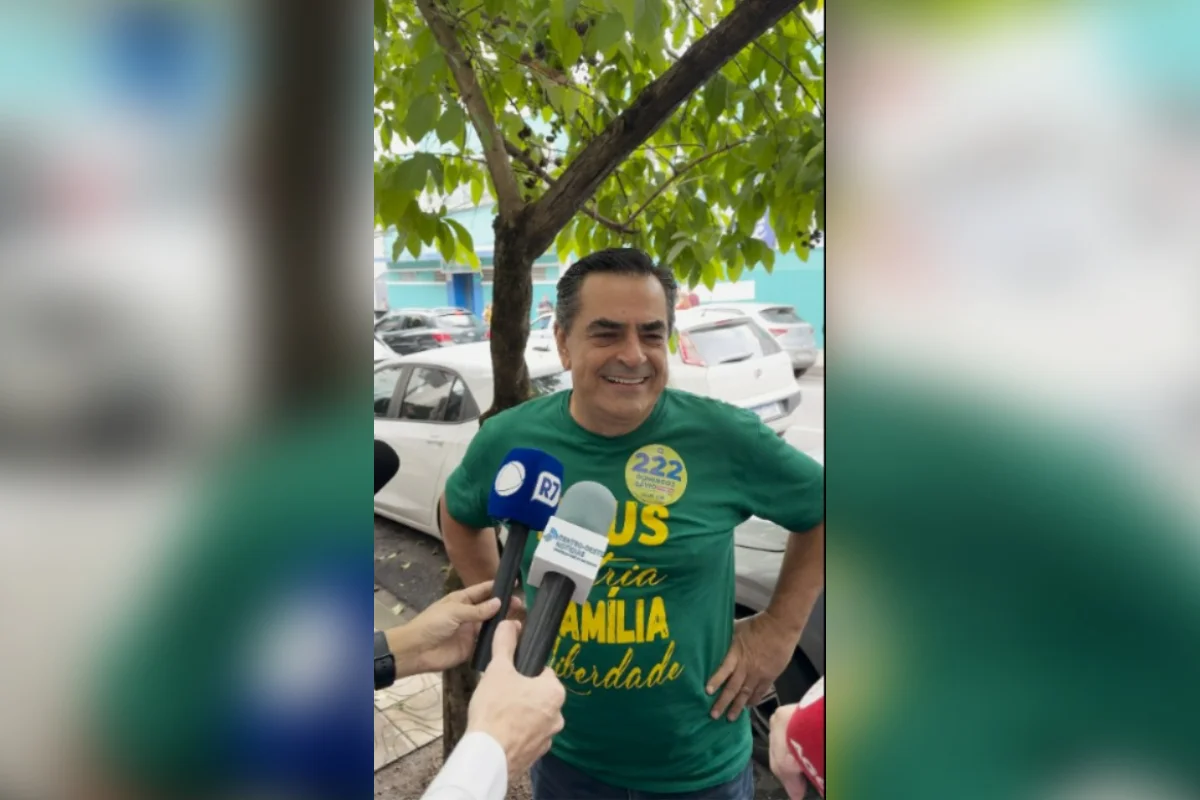 Domingos Sávio (PL) votou em Divinópolis (MG)