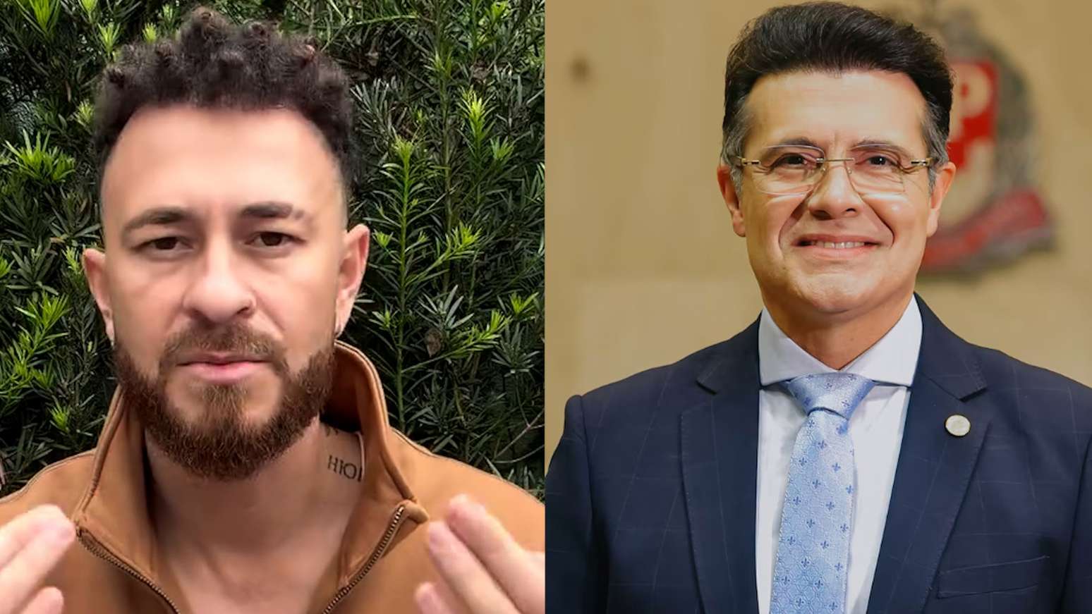 Marcelo Aguiar, deputado do PL, teria disparado acidentalmente e acertado o p&eacute; de Fred Bruno