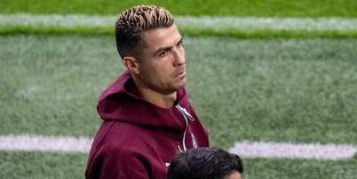 Cristiano Ronaldo n&atilde;o gostou de ter sido colocado na reserva Foto: ANSA / Ansa - Brasil