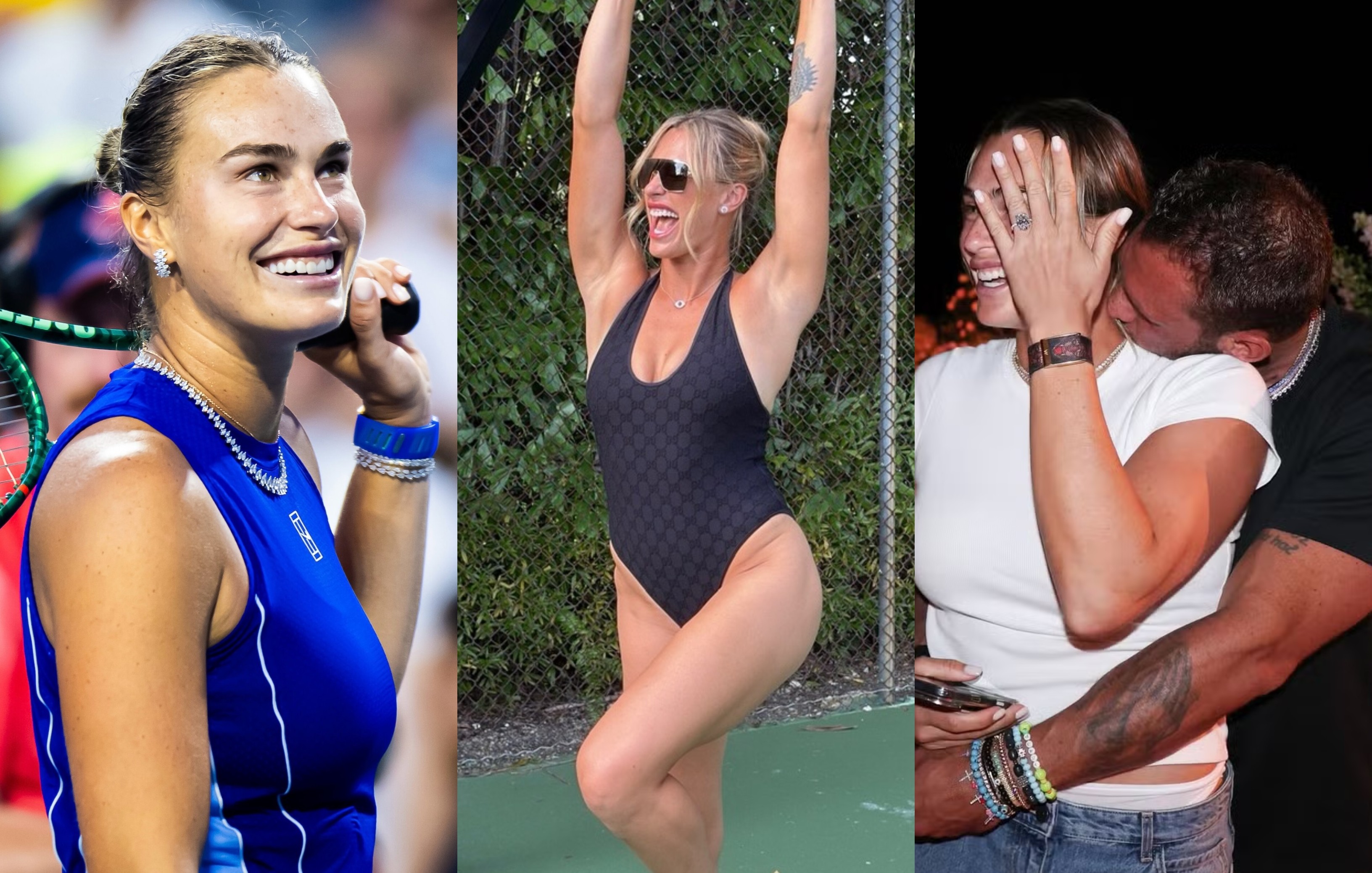 Tenista Aryna Sabalenka ganhou anel de R$ 4 milhões do noivo brasileiro e já faturou R$ 80 milhões em premiações; conheça