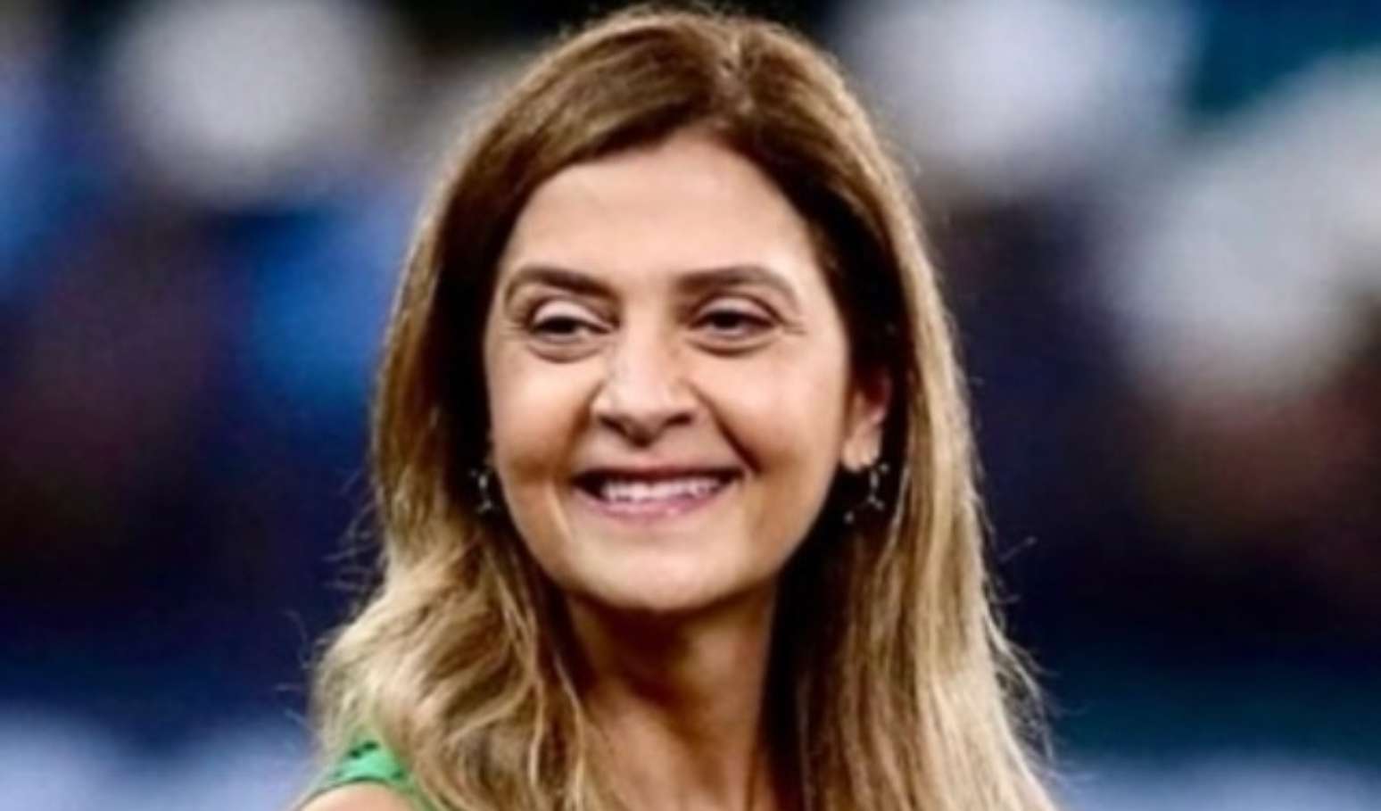 Leila Pereira comemorou a classifica&ccedil;&atilde;o do Palmeiras.