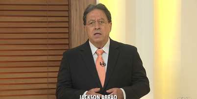 Jackson Abr&atilde;o na &eacute;poca em que comandada o 'Jornal da Anhanguera' na afiliada da Globo em Goi&aacute;s Foto: Reprodu&ccedil;&atilde;o