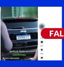 Publicação mente ao afirmar que relatório da Polícia Federal disse que não houve corrupção no filme Dark Horse Foto: Reprodução/TikTok / Estadão