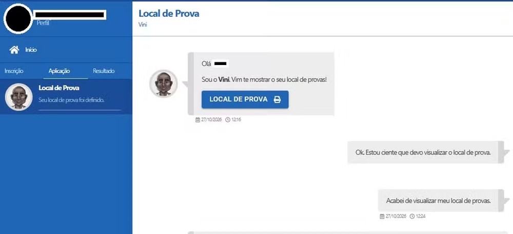 Consulta ao local de prova pode ser realizada pela Página do Participante, no site do Inep — Foto: Divulgação