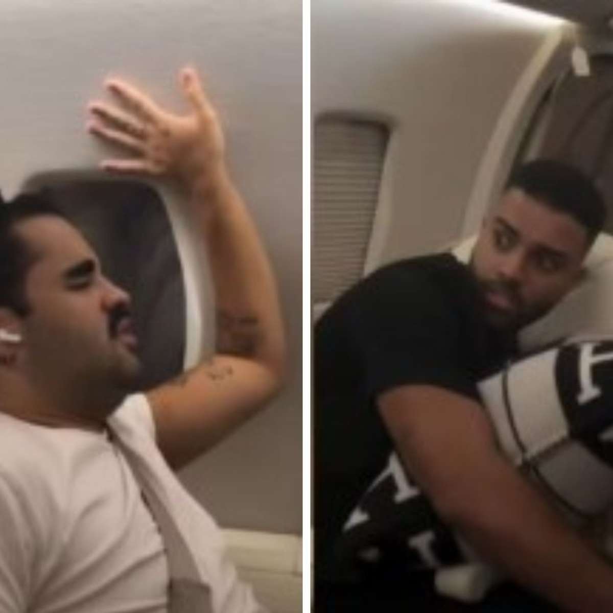 A caminho dos EUA, Virginia Fonseca mostra desespero dos amigos durante turbulência