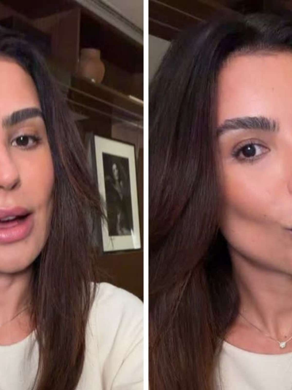 Cíntia Chagas afirma que não deixa passar erros gramaticais: 'Corrijo até na hora H'