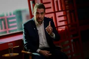 O ministro Guilherme Boulos concedeu entrevista no estúdio do portal Metrópoles, em Brasília.