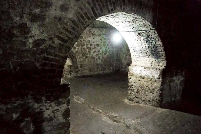 A dungeon at Cape Coast Castle, a "slave castle" used in the trans-Atlantic Slave Trade, is seen in Cape Coast, Ghana.