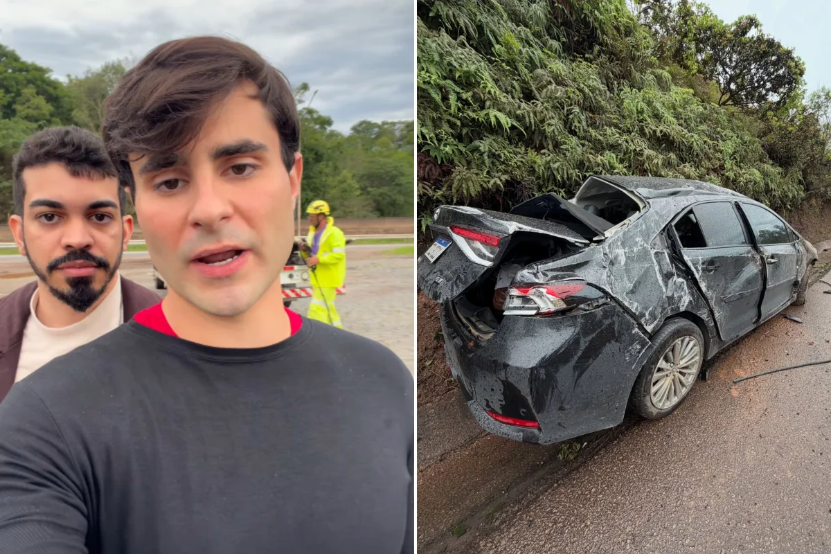 Pedro Roussef acidente de carro BR-381