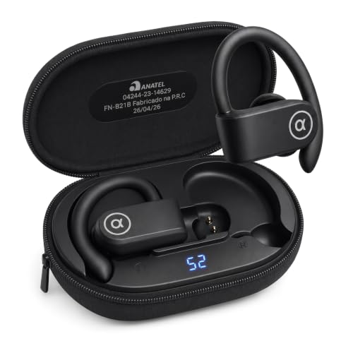 Fone de Ouvido Bluetooth Esportivo à Prova D'Água